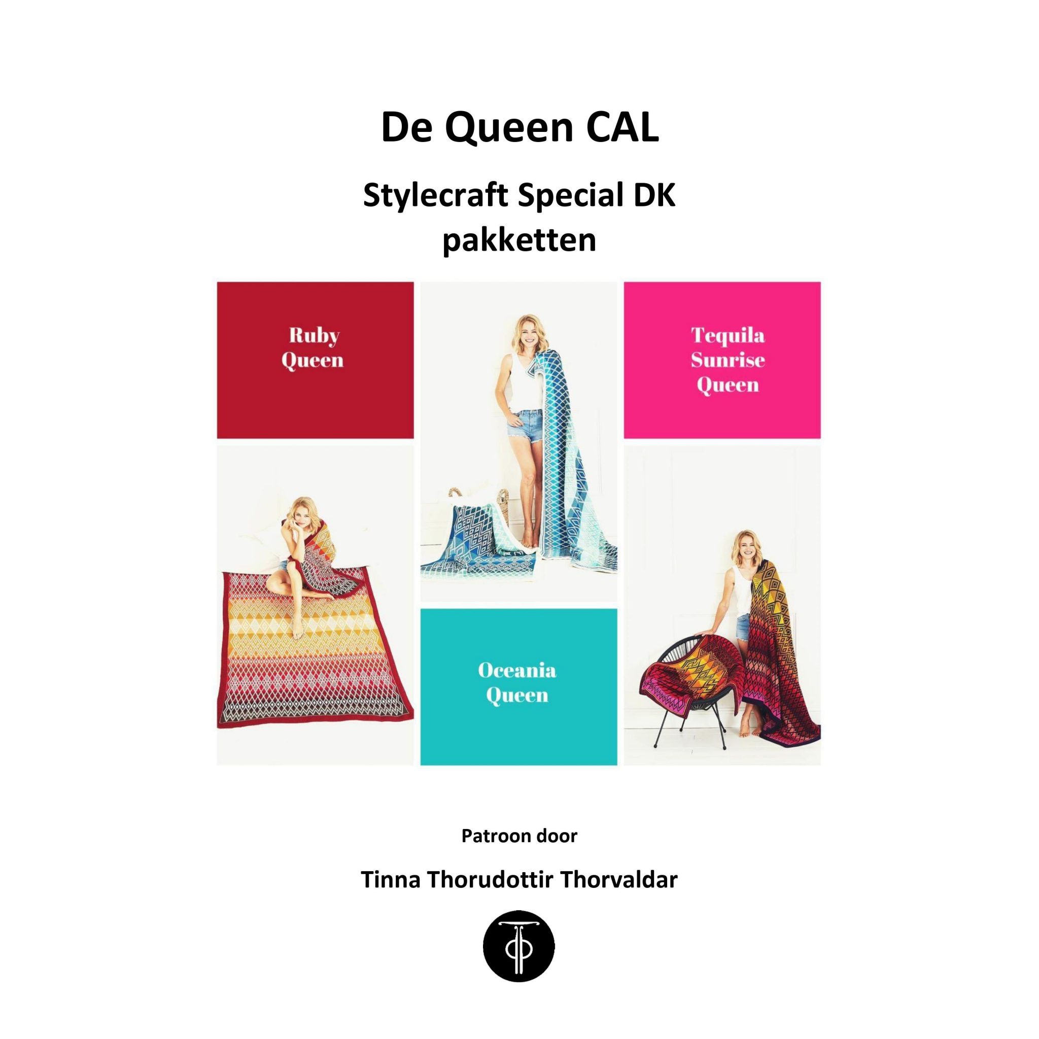 Queen blanket kooppatroon (digitaal) De Wolkast