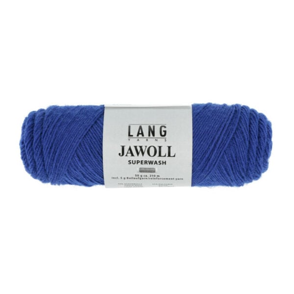 Lang Yarns Jawoll 006 kobalt blauw