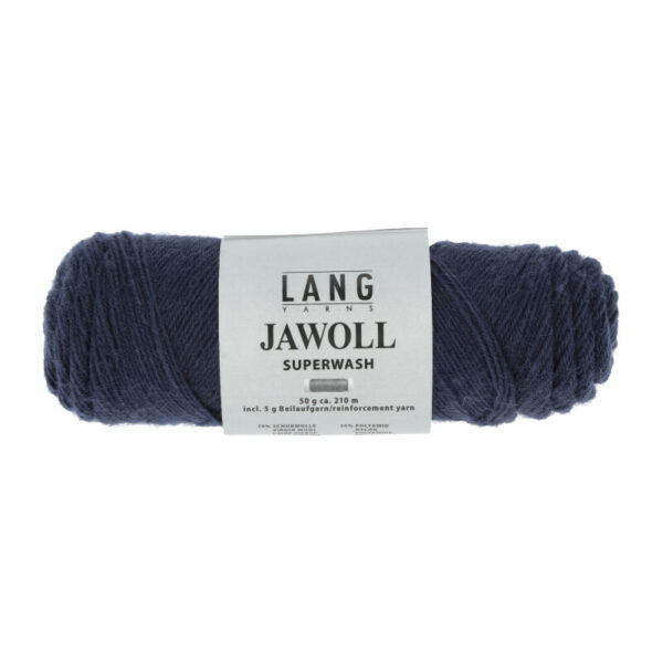 Lang Yarns Jawoll 025 navy blauw