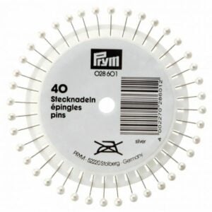 Prym Parelkopspelden staal 0.58 x 40mm Zilver