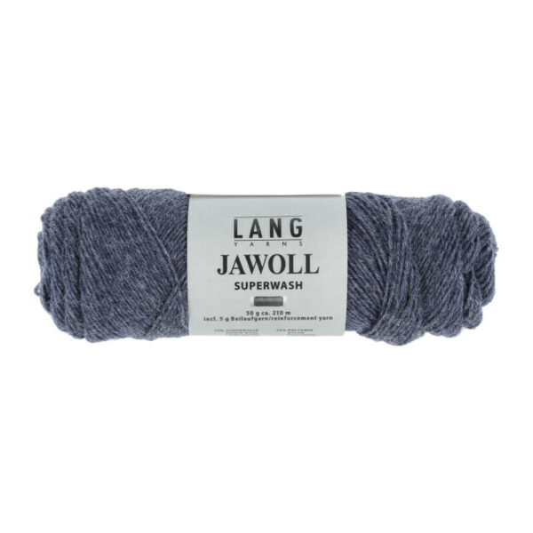 Lang Yarns Jawoll 069 Blauw Grijs gemêleerd