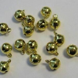 Belletjes Goudkleur 8mm (16st)