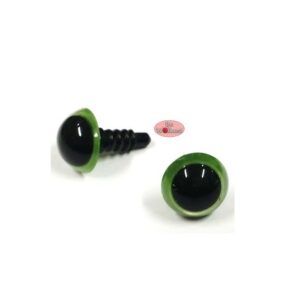 Groene ronde oogjes 10mm