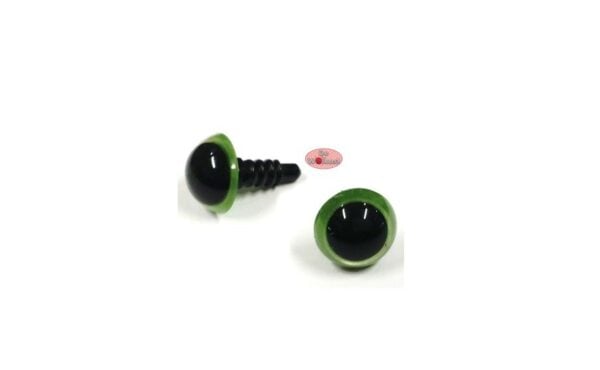 Groene ronde oogjes 10mm