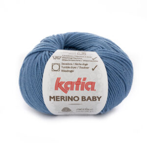 Katia Merino Baby 44 Medium blauw