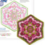 Delft Rose Garden in Bloom (Special DK) met patroon