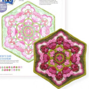 Delft Rose Garden in Bloom (Special DK) met patroon