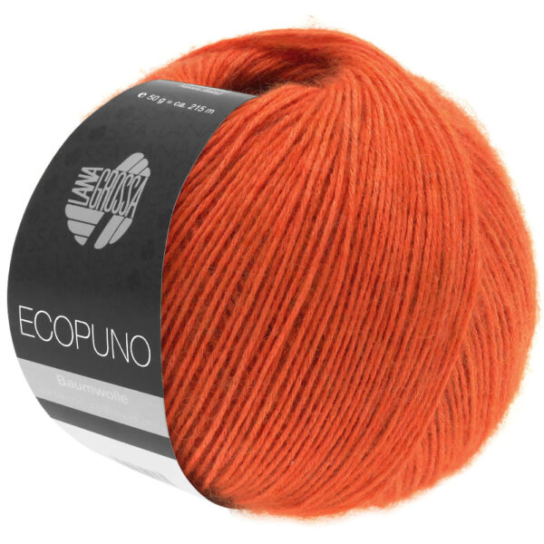 Lana Grossa Ecopuno 34 Rood Oranje