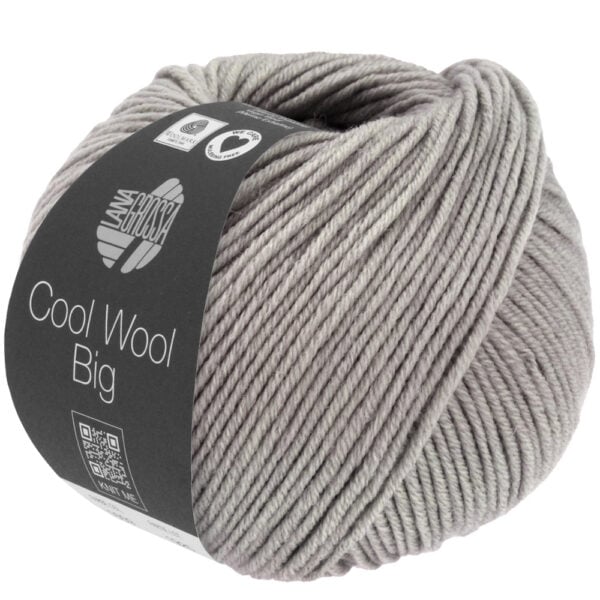 Lana Grossa Cool Wool Big Melange 1626 Grijs beige