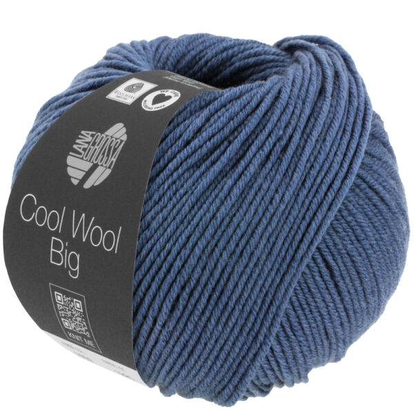 Lana Grossa Cool Wool Big Melange 1627 Blauw
