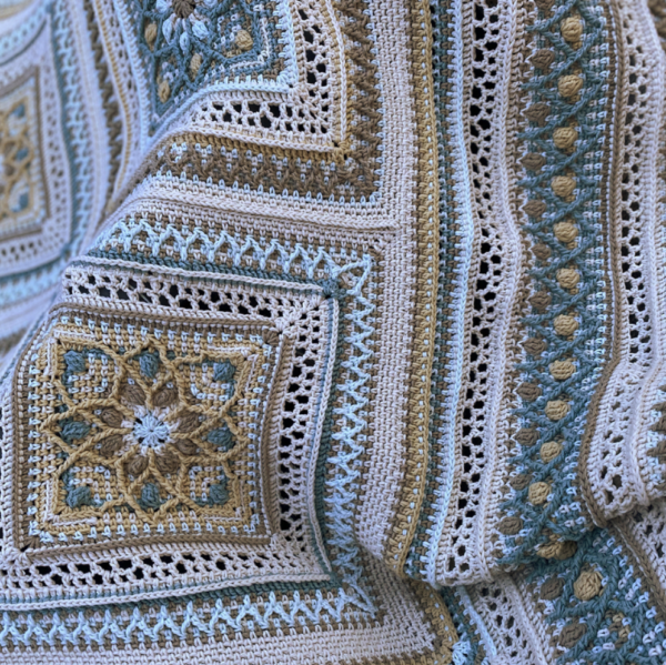 Kamala Blanket Sand garenpakket