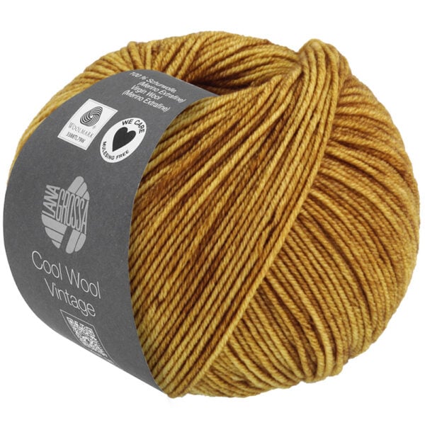 Lana Grossa Cool Wool Vintage 7362 Mosterd