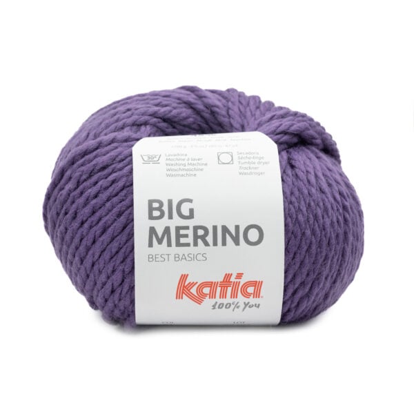 Katia Big Merino 61 Donker violet