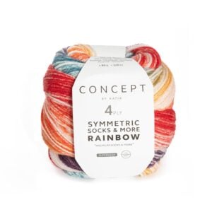 Katia Symmetric socks & more Rainbow 50