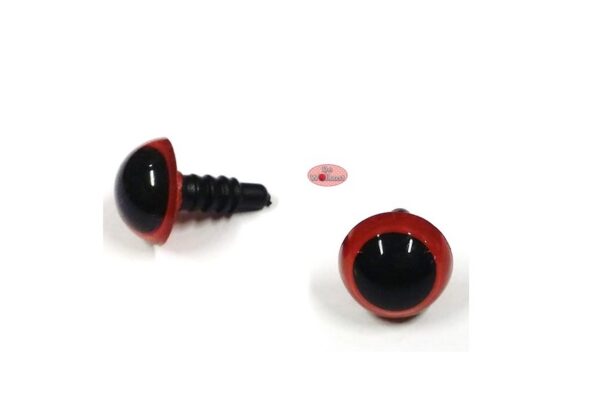 Rode ronde oogjes 12mm