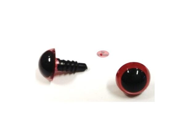 Roze ronde oogjes 12mm