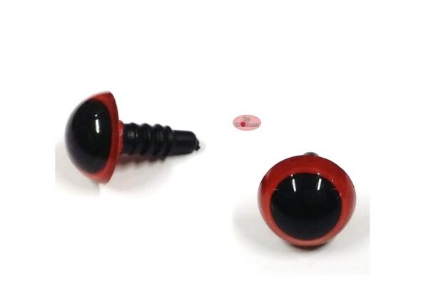 Rode ronde oogjes 15mm