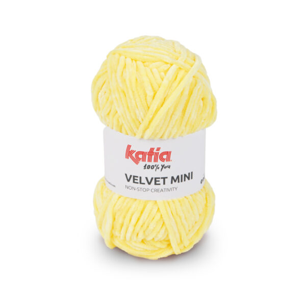 Katia Velvet mini 201 Pastel geel