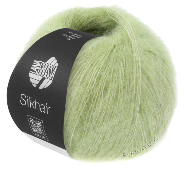 Lana Grossa Silkhair 211 Bleekgroen