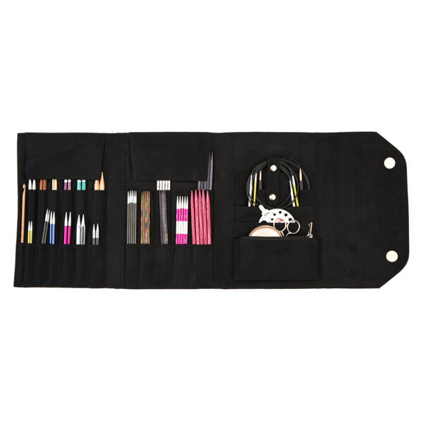 Knitpro Coal color Naalden en accessoire etui 12864