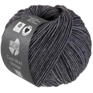 Lana Grossa Cool Wool Vintage 7391 Donker grijs