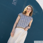 Mouwloos shirt Blue Jeans Haakwerk 121-16