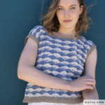 Mouwloos shirt Blue Jeans Haakwerk 121-16