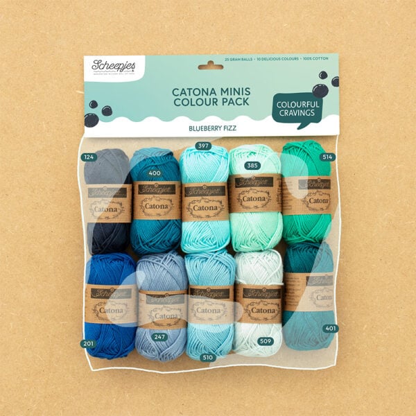 Scheepjes Catona Minis Colour pack Blueberry Fizz