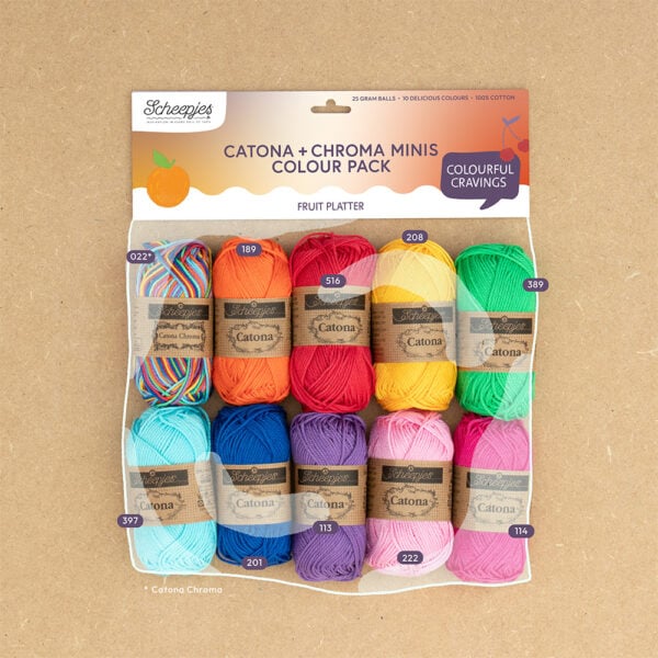 Catona en Chroma Minis Colour pack Fruit Platter