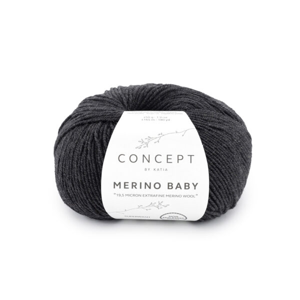 MERINOBABY 162 Katia Merino Baby 162 Donker Grijs
