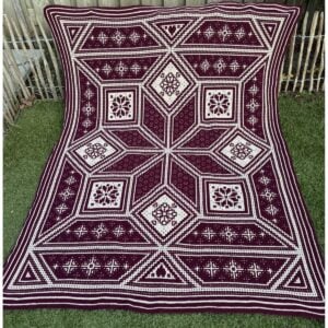 Warm Wishes Blanket 2 kleuren garenpakket