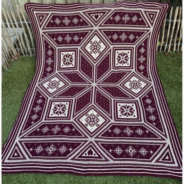 Warm Wishes Blanket 2 kleuren garenpakket