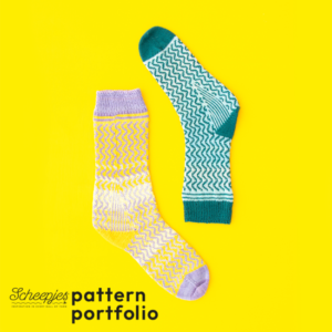 Lavender Zigzag Socks