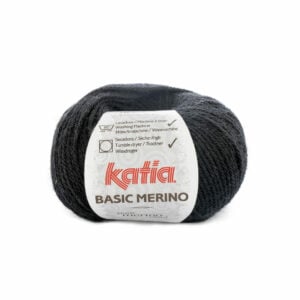 Katia Basic Merino 02 Zwart