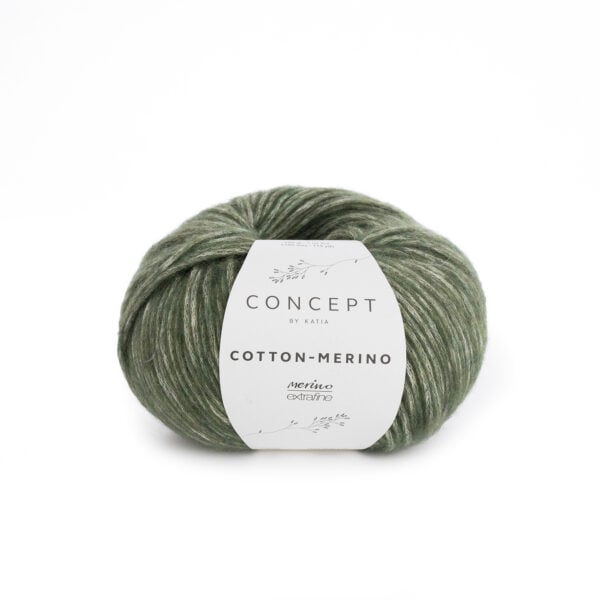 Katia Cotton Merino 122 Donker groen