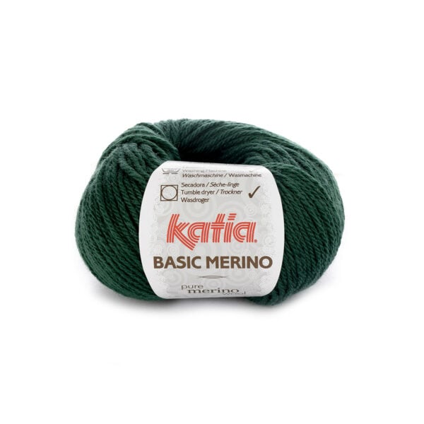 Katia Basic Merino 15 Zeer Donkergroen