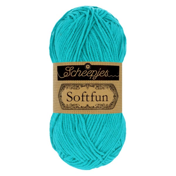 Scheepjes Softfun 2423 Bright Turquoise