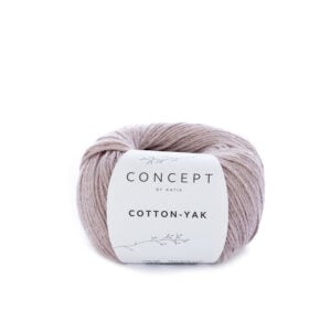 Katia Cotton Yak 108 Parelmoer Lichtrood