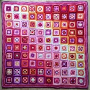 Dahlia harmony blanket