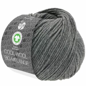 LG Cool Wool Big Melange 221 Donkergrijs