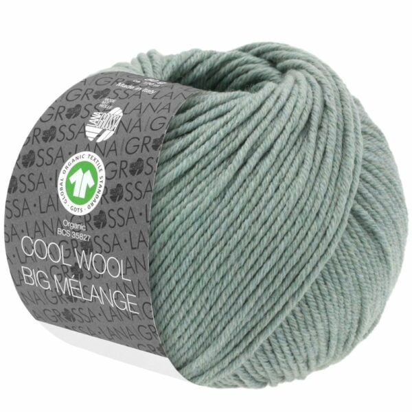 LG Cool Wool Big Melange 209 Grijs Groen