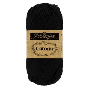 Scheepjes Catona 110 Jet Black