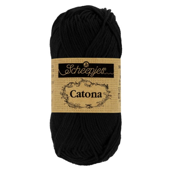 Scheepjes Catona 110 Jet Black