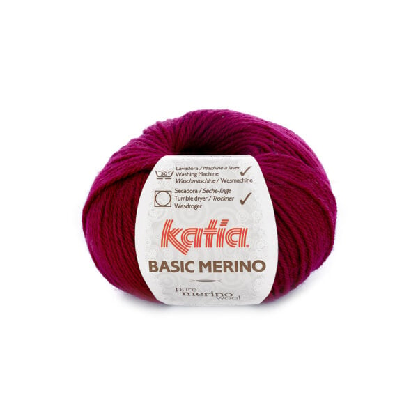 Katia Basic Merino 24 Donker Fuchsia