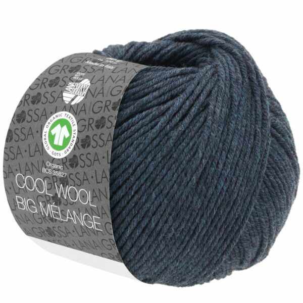 LG Cool Wool Big Melange 211 Zwartblauw