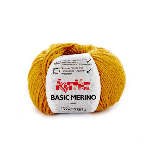 Katia Basic Merino 41 Mosterdgeel