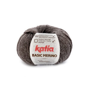 Katia Basic Merino 08 Donker Grijsbruin