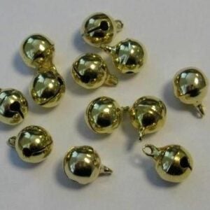 Belletjes Goudkleur 10 mm (12st)