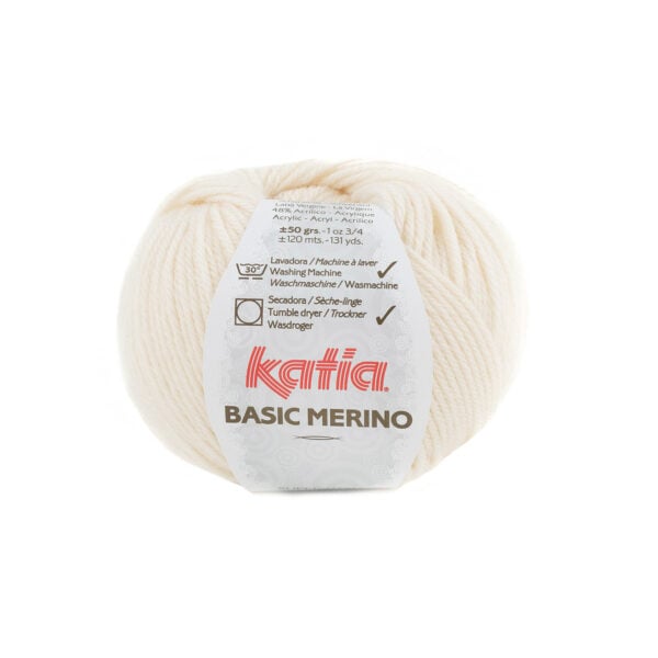 Katia Basic Merino 83 Licht Ivoor