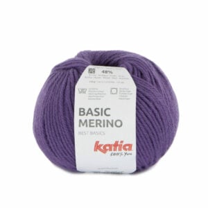 Katia Basic Merino 101 Donker lila